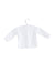 A White Cardigans from Laranjinha in size 0-3M for neutral. (Back View)