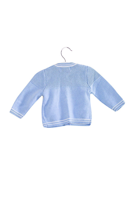 A Blue Cardigans from Mayoral in size 0-3M for neutral. (Back View)