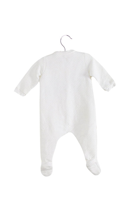 A White Long Sleeve Jumpsuits from Chicco in size 3-6M for girl. (Back View)