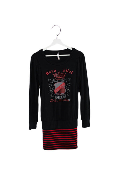 A Black Long Sleeve Tops from Gennie's in size S for maternity. (Front View)