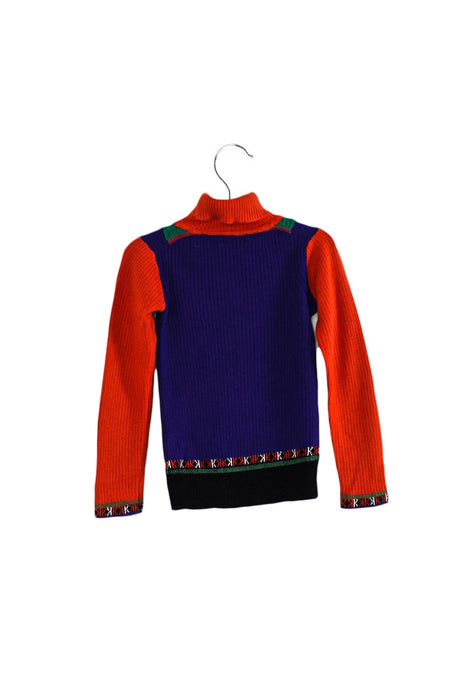 A Purple Knit Sweaters from Kenzo in size 4T for girl. (Back View)