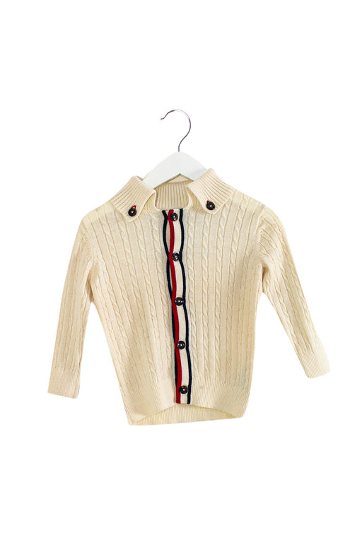 A Ivory Cardigans from Nicholas & Bears in size 2T for girl. (Front View)