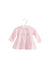 A Pink Long Sleeve Dresses from Chickeeduck in size 3-6M for girl. (Front View)