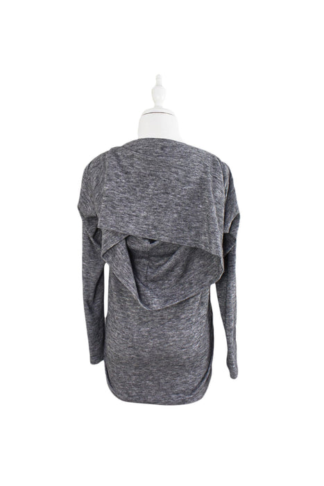 A Grey Knit Sweaters from A Pea in the Pod in size S for maternity. (Back View)