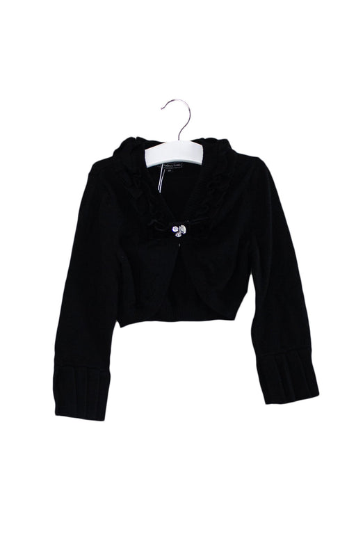 A Black Cardigans from Nicholas & Bears in size 4T for girl. (Front View)