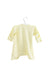 A Yellow Onesies from Chicco in size 0-3M for neutral. (Back View)