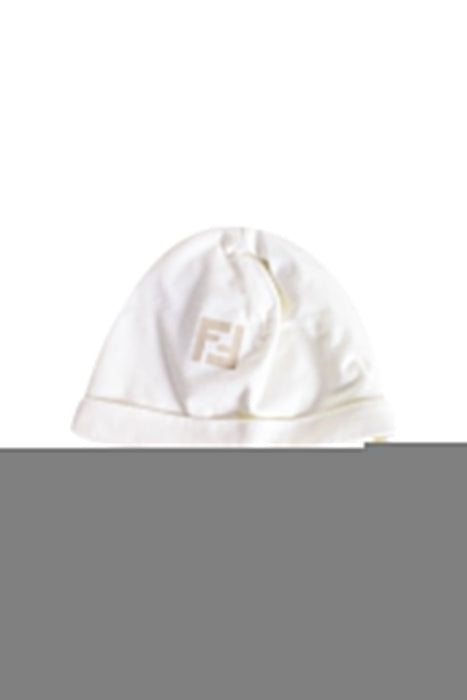 A Ivory Beanies from Fendi in size 3-6M for girl. 