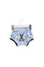 A White Bloomers from and the little dog laughed in size 0-3M for boy. (Back View)