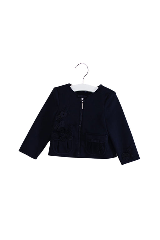 A Navy Lightweight Jackets from Nicholas & Bears in size 12-18M for girl. (Front View)