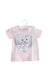 A Pink Short Sleeve T Shirts from Seed in size 0-3M for girl. (Front View)