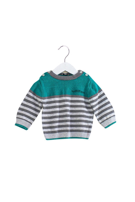 A Green Knit Sweaters from Timberland in size 3-6M for boy. (Front View)