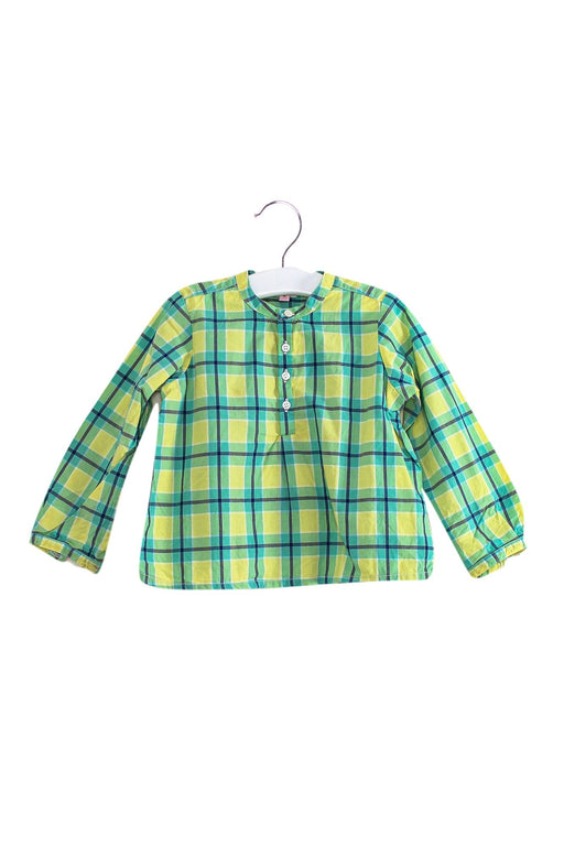 A Yellow Long Sleeve Tops from Bonpoint in size 2T for girl. (Front View)