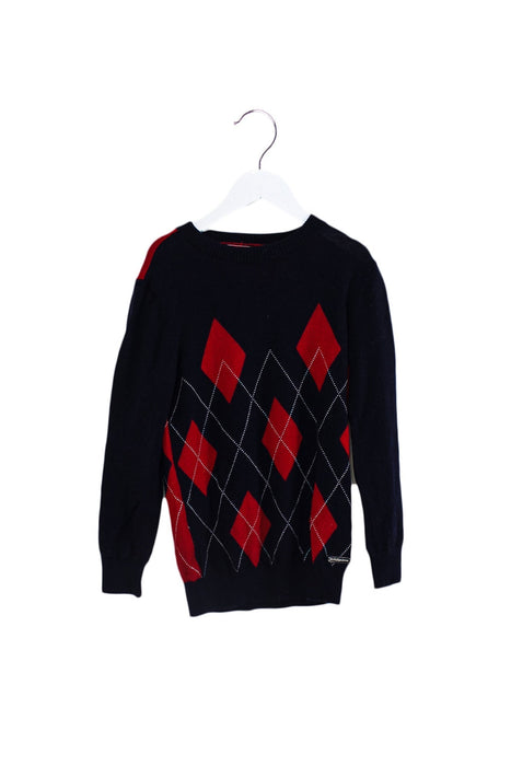 A Navy Knit Sweaters from Nicholas & Bears in size 6T for boy. (Front View)