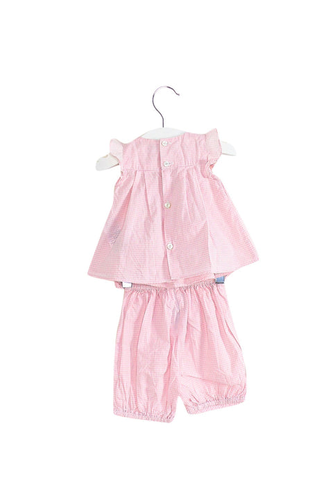 A Pink Shorts Sets from Jacadi in size 0-3M for girl. (Back View)