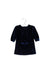 A Navy Long Sleeve Dresses from Billieblush in size 3-6M for girl. (Front View)