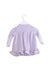 A Purple Long Sleeve Dresses from Ralph Lauren in size 0-3M for girl. (Back View)