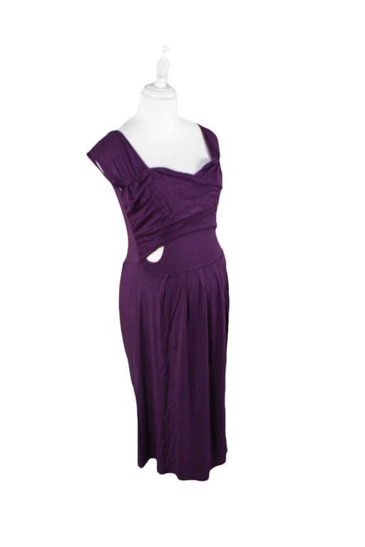 A Purple Short Sleeve Dresses from Mothers en Vogue in size S for maternity. (Front View)