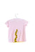 A Pink Short Sleeve T Shirts from Seed in size 3-6M for girl. (Back View)