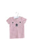 A Pink Short Sleeve T Shirts from Seed in size 3-6M for girl. (Front View)