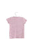 A Pink Short Sleeve T Shirts from Seed in size 3-6M for girl. (Back View)
