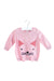 A Pink Knit Sweaters from Seed in size 3-6M for girl. (Front View)