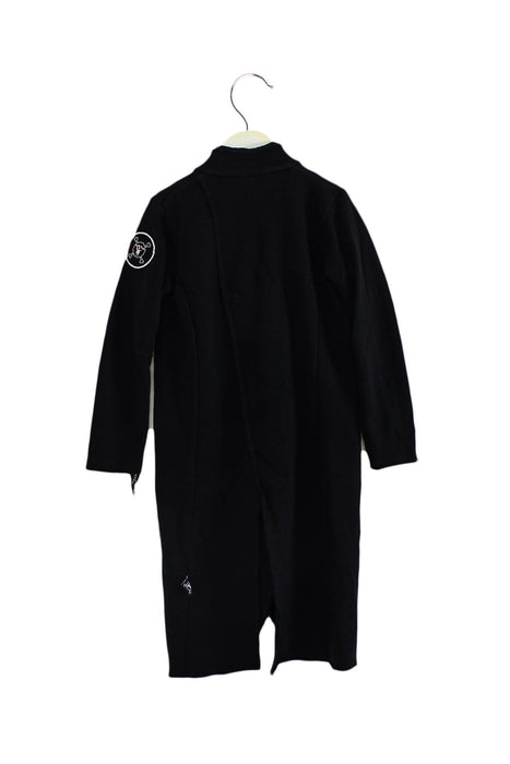 A Black Coats from Nununu in size 4T for girl. (Back View)