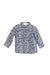 A Blue Shirts from IKKS in size 6-12M for boy. (Front View)