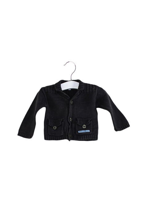 A Brown Cardigans from Tartine et Chocolat in size 0-3M for boy. (Front View)