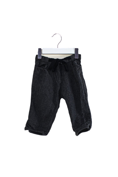 A Grey Casual Pants from Bonpoint in size 12-18M for girl. (Front View)