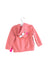 A Pink Zippered Sweatshirts from Momonittu in size 12-18M for girl. (Back View)