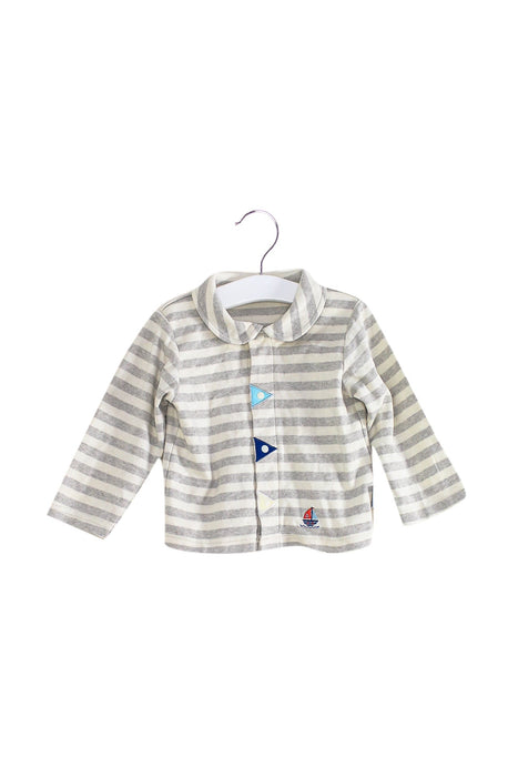 A Grey Shirts from Natures Purest in size 6-12M for girl. (Front View)