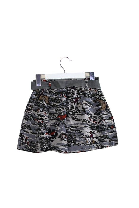 A Grey Short Skirts from Nice Things in size 4T for girl. (Back View)