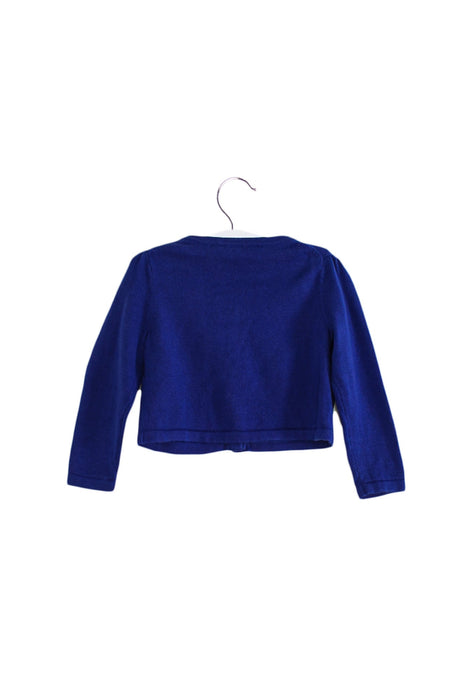 A Blue Cardigans from Janie & Jack in size 12-18M for girl. (Back View)