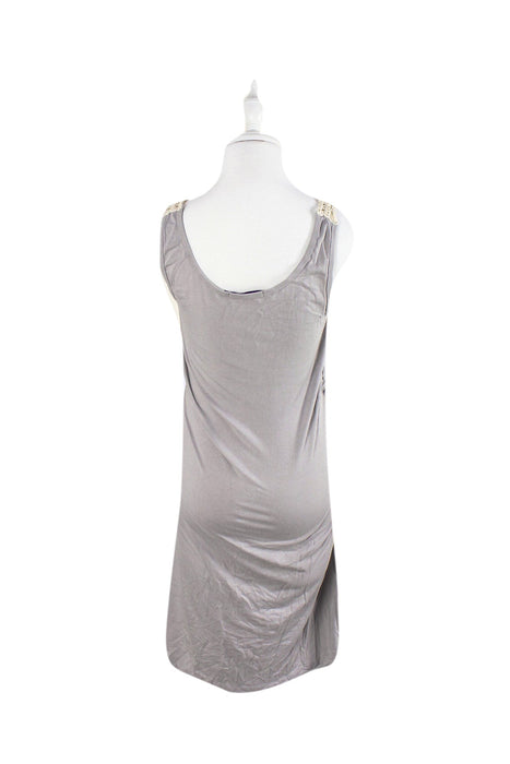 A Grey Sleeveless Dresses from I M Maternity in size S for maternity. (Back View)