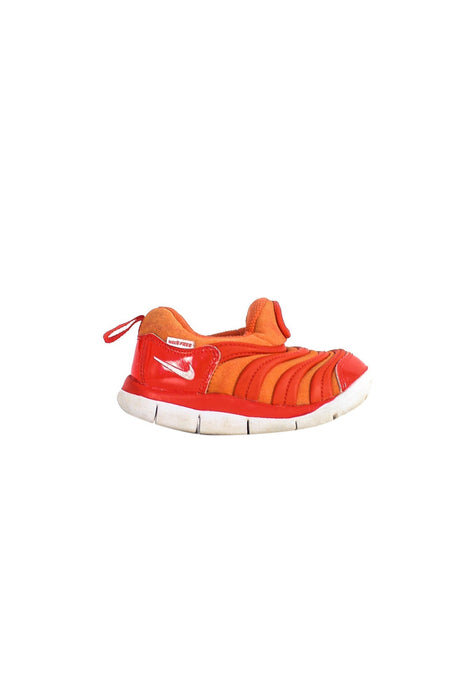 A Orange Sneakers from Nike in size 2T for neutral. (Back View)