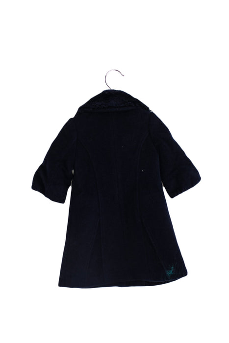 A Navy Coats from Nicholas & Bears in size 12-18M for girl. (Back View)
