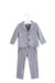 A Grey Pants Sets from IKKS in size 6-12M for boy. (Front View)