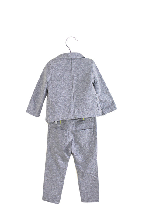 A Grey Pants Sets from IKKS in size 6-12M for boy. (Back View)