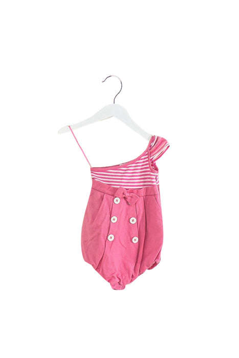 A Pink Sleeveless Rompers from Nicholas & Bears in size 6-12M for girl. (Front View)