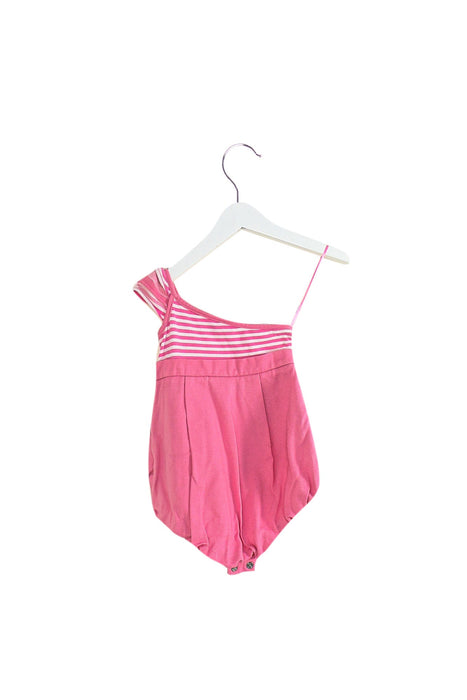 A Pink Sleeveless Rompers from Nicholas & Bears in size 6-12M for girl. (Back View)