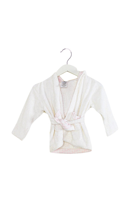 A White Bathrobes from Dior in size O/S for girl. (Front View)