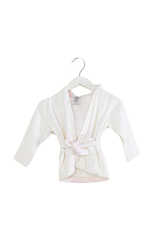 A White Bathrobes from Dior in size O/S for girl. (Front View)
