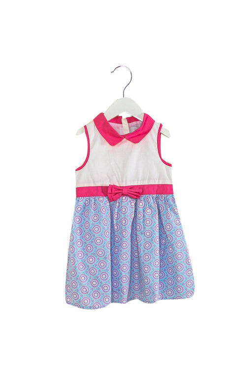 A Multicolour Sleeveless Dresses from Chickeeduck in size 18-24M for girl. (Front View)