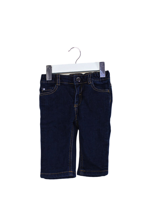 A Navy Jeans from Jacadi in size 3-6M for boy. (Front View)