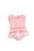 A Pink Short Sleeve Dresses from Nicholas & Bears in size 6-12M for girl. (Front View)