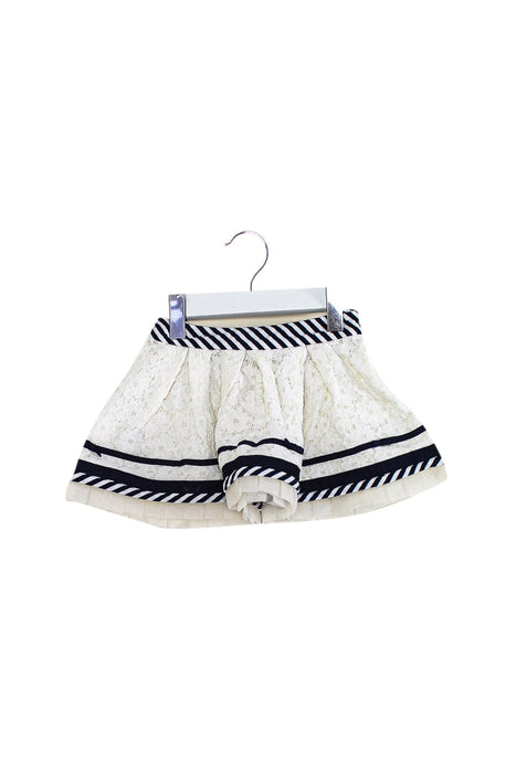 A White Short Skirts from Nicholas & Bears in size 12-18M for girl. (Front View)