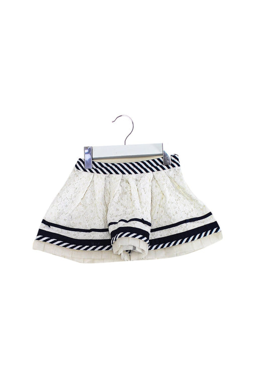 A White Short Skirts from Nicholas & Bears in size 12-18M for girl. (Front View)