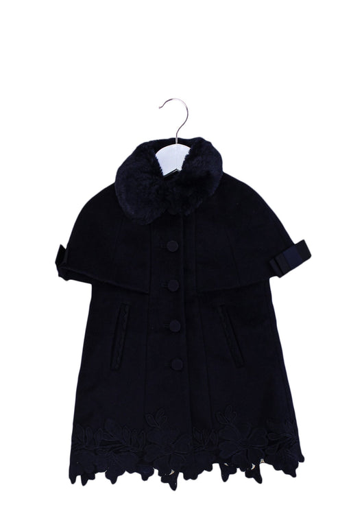 A Navy Coats from Nicholas & Bears in size 6-12M for girl. (Front View)