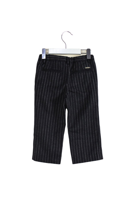 A Grey Dress Pants from Ferrari in size 2T for boy. (Back View)