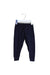 A Navy Sweatpants from Bonton in size 6-12M for neutral. (Front View)